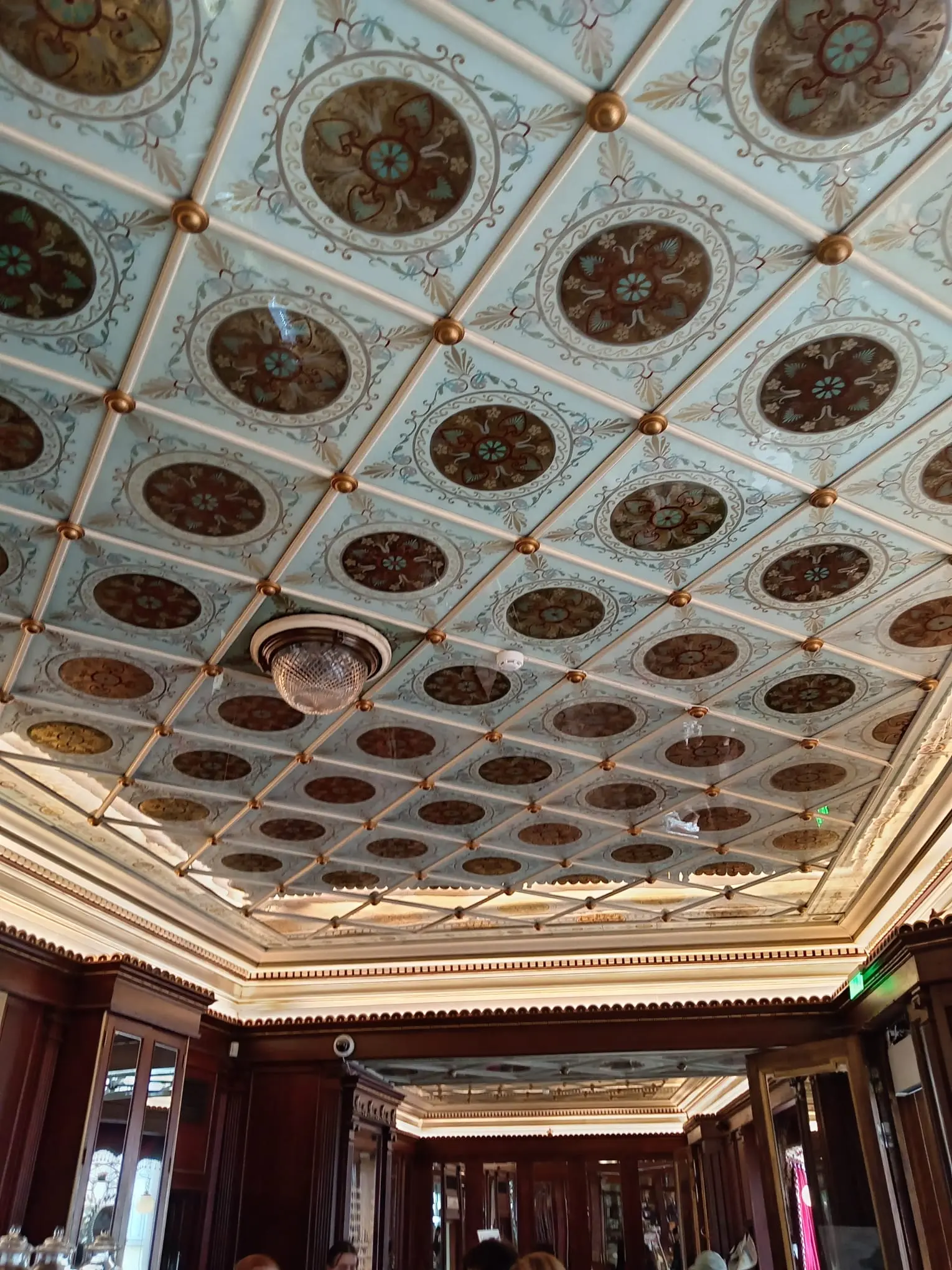 Ornate ceiling details